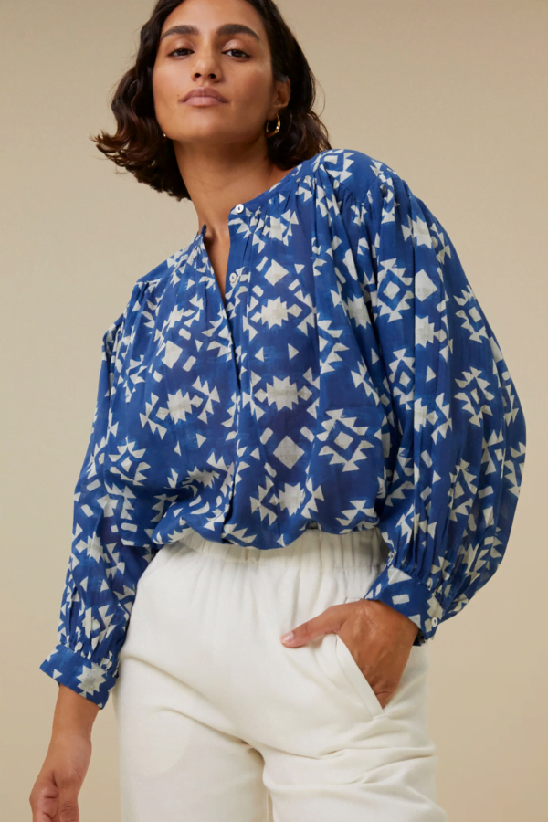 By-Bar Lucy madras blouse