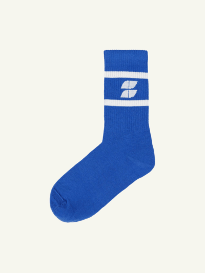 By-Bar Logo socks blauw/wit