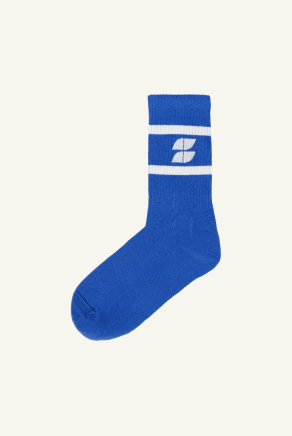 By-Bar Logo socks blauw/wit