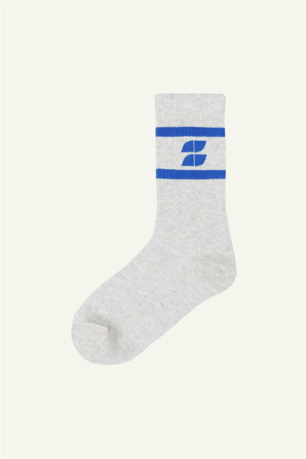 By-Bar Logo socks grijs/blauw