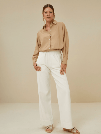 By-bar mees twill pant