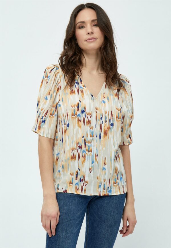 Peppercorn mahogany blouse