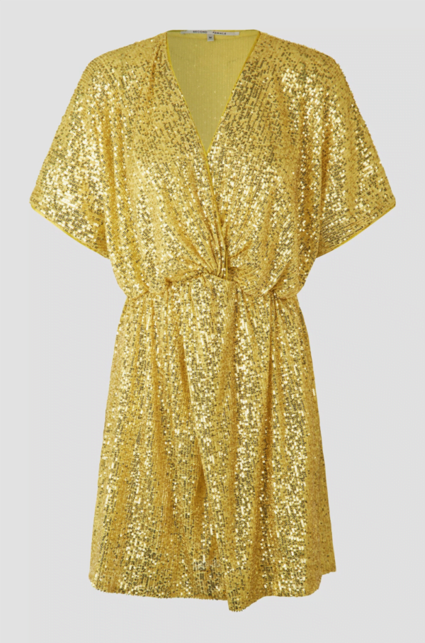 Second shine on dress