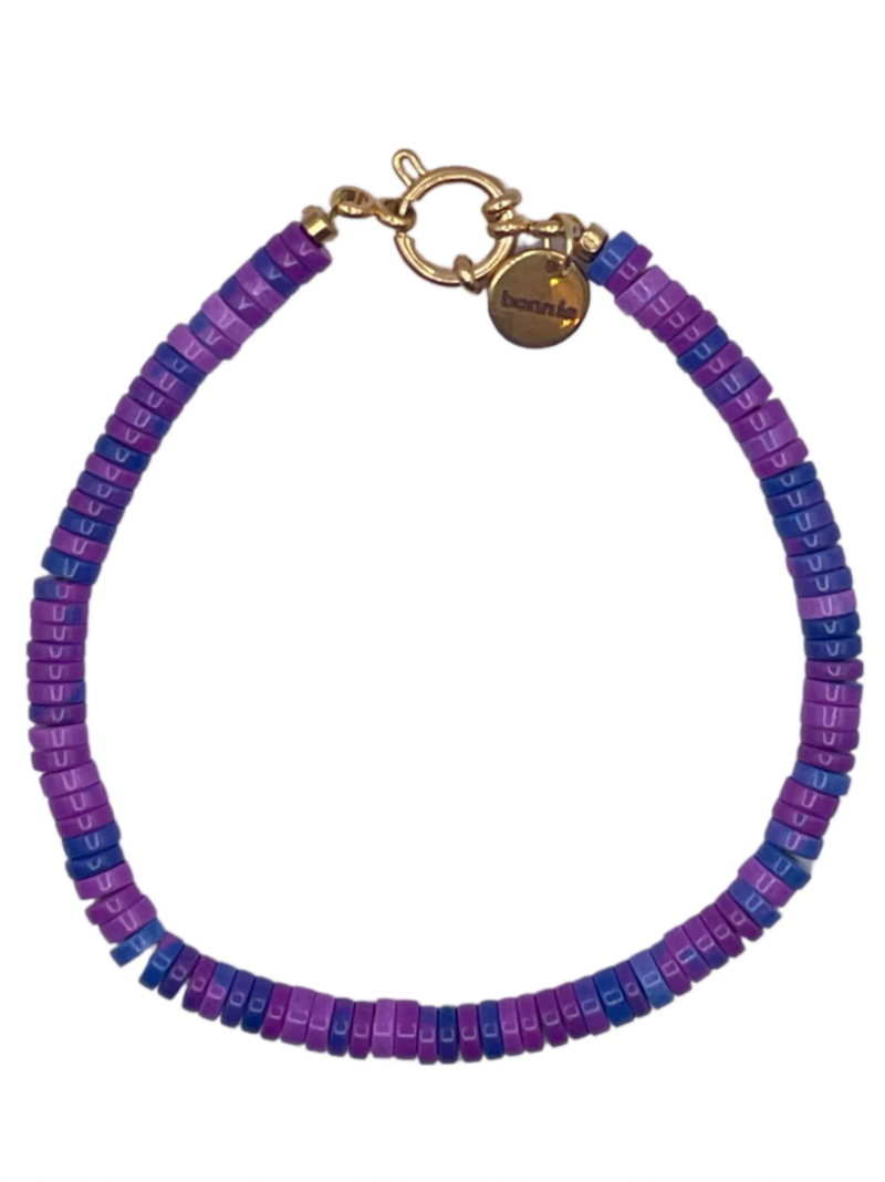 Bonnie Luc purple bracelet