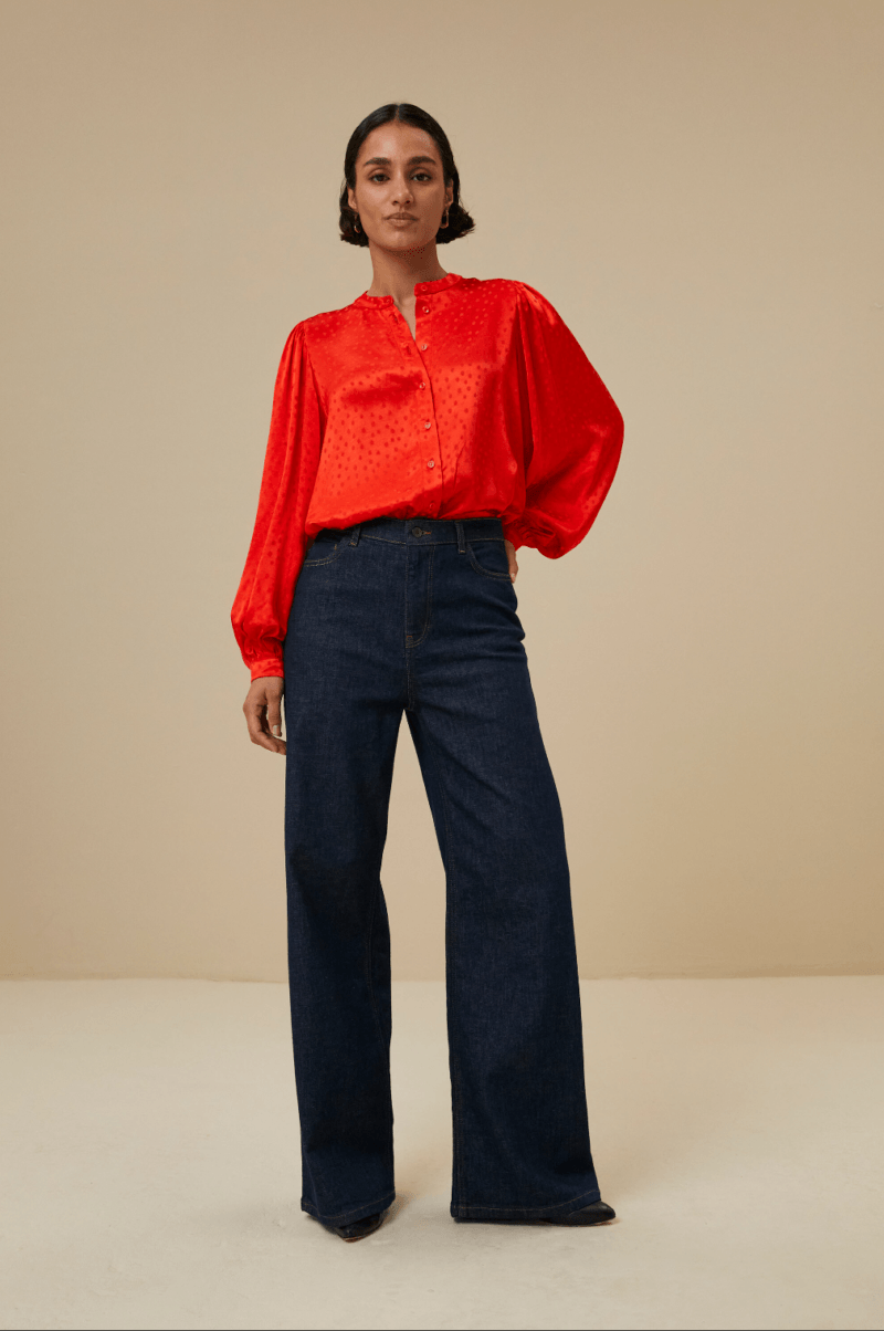 By-Bar Rikki satin blouse
