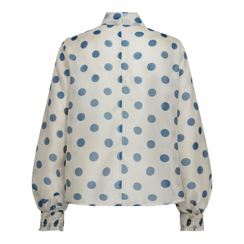 Co couture drew dot tie blouse