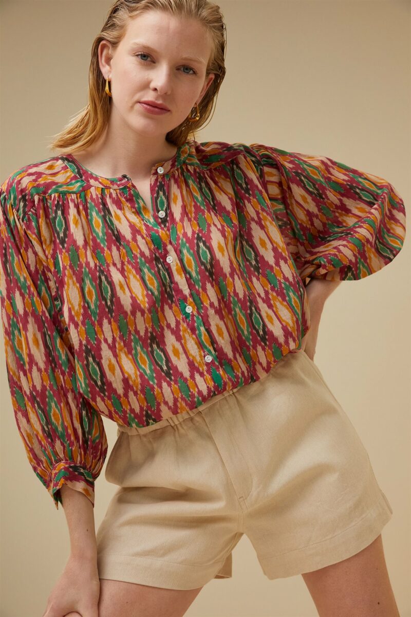 By-Bar Lucy summer ikat blouse