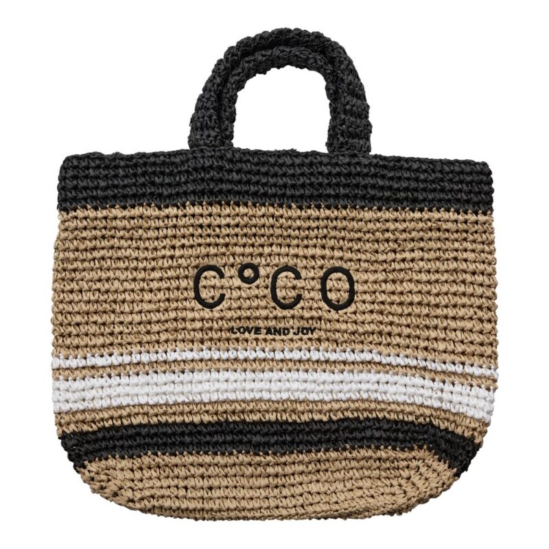 Co Couture Coco straw bag
