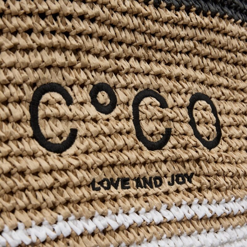 Co Couture Coco straw bag