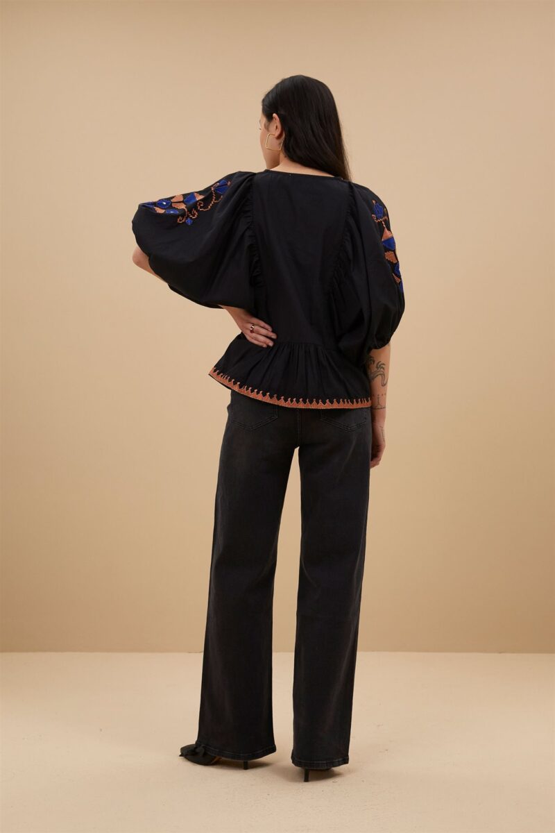 By-Bar Gabie embroidery blouse