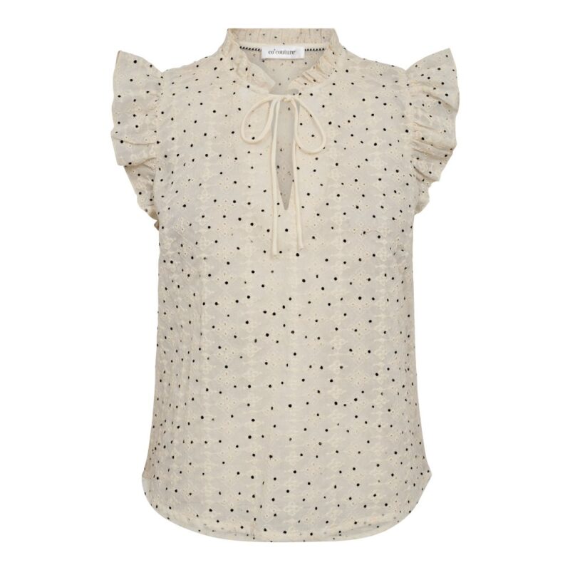 Co Couture Evelyn mini dot top