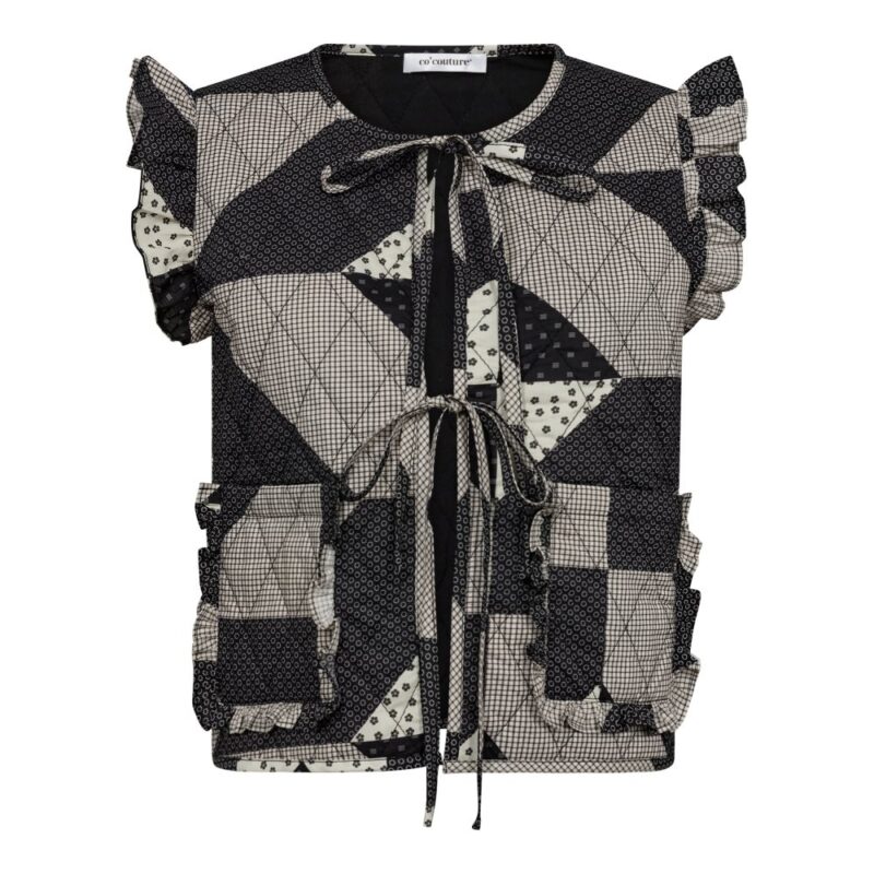 Co Couture Patchie Quilt vest