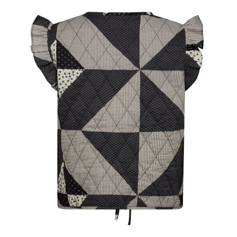 Co Couture Patchie Quilt vest