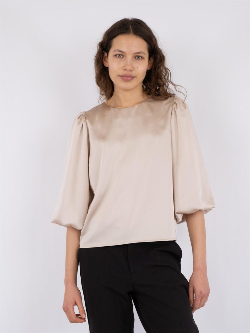 Neo Noir Lorraine satin blouse