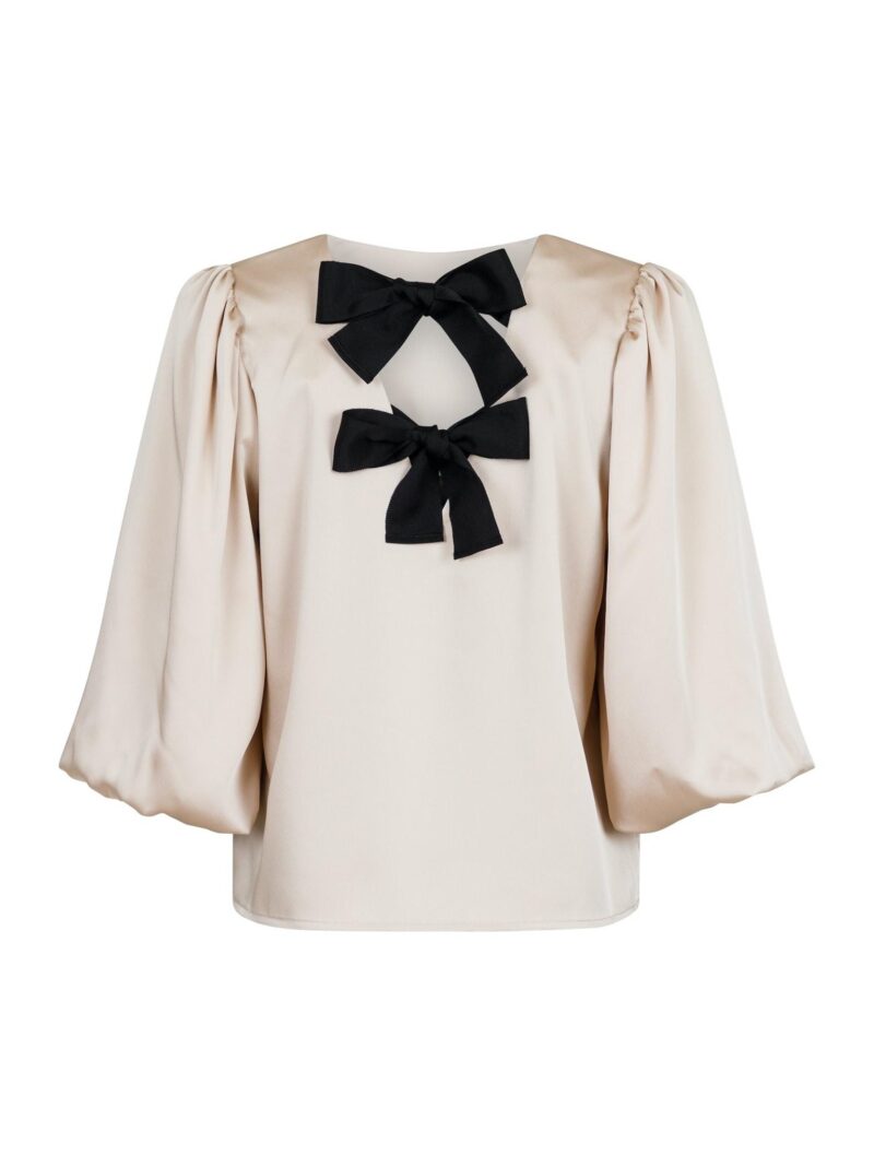 Neo Noir Lorraine satin blouse