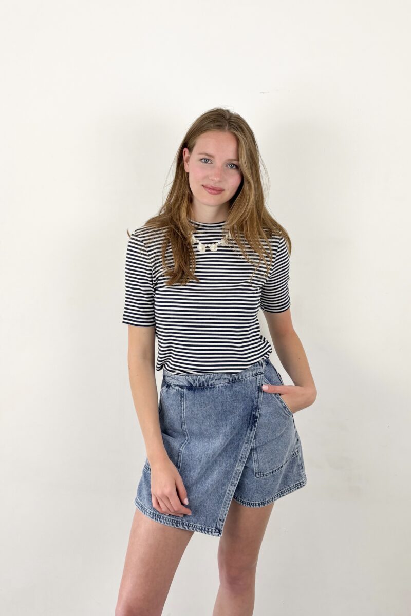Soft Rebels Fenja stripe ss to