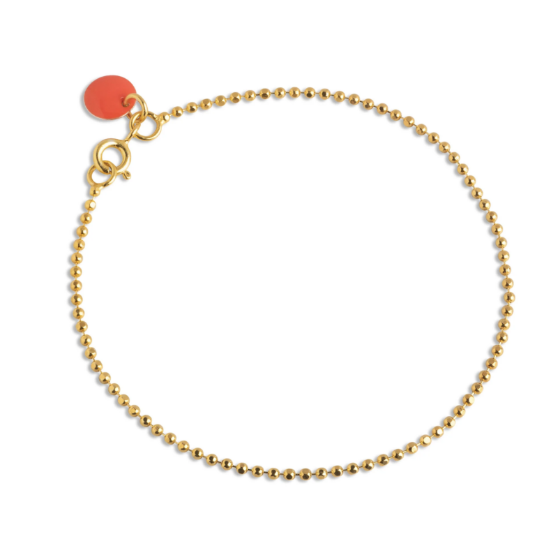 Enamel Bracelet ball chain