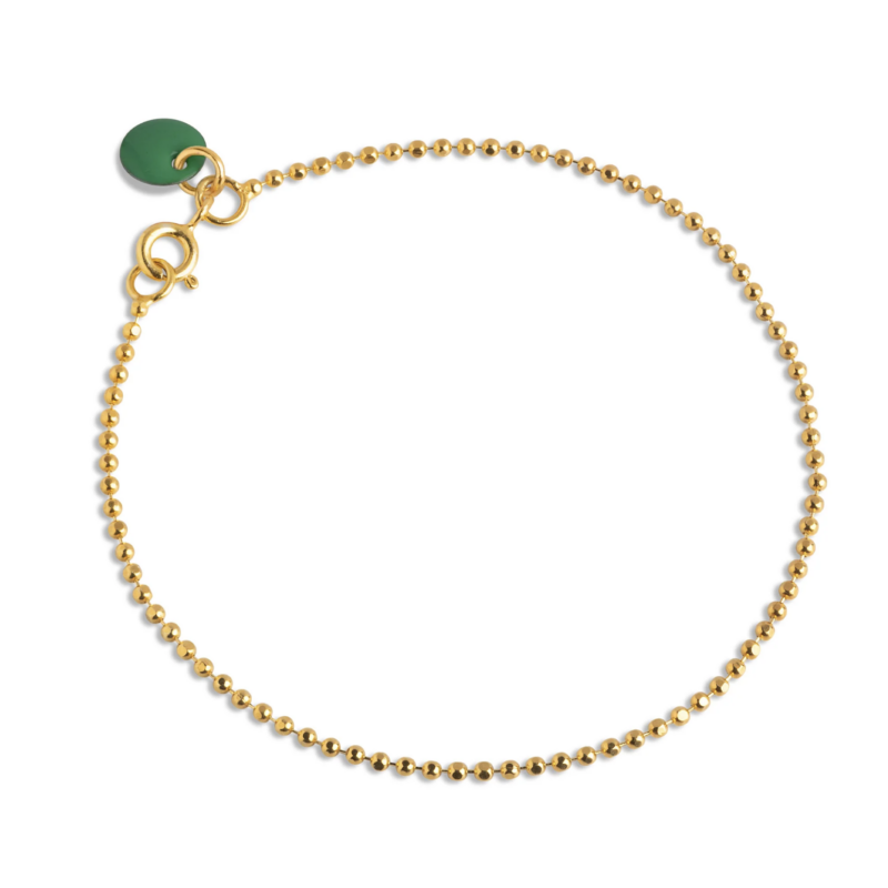 Enamel Bracelet ball chain