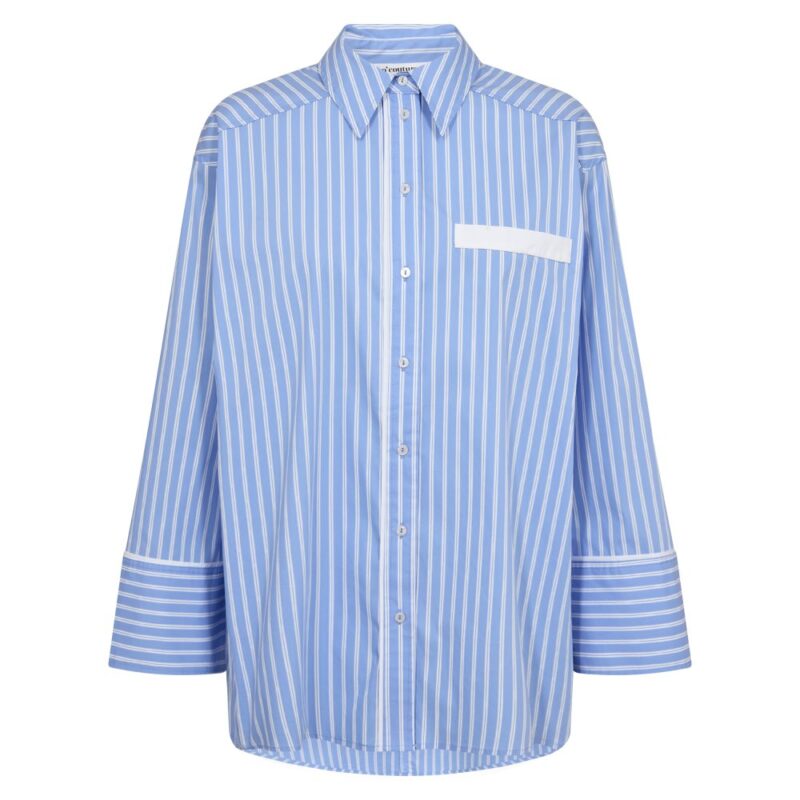 Co Couture Suri stripe shirt