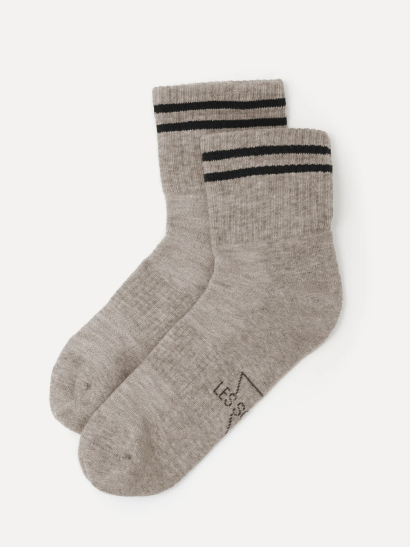 Les Soeurs socks black stripe