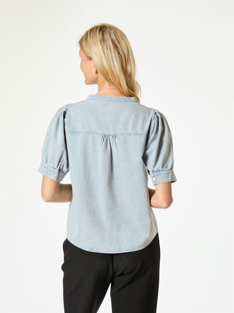 Neo Noir Talja denim blouse