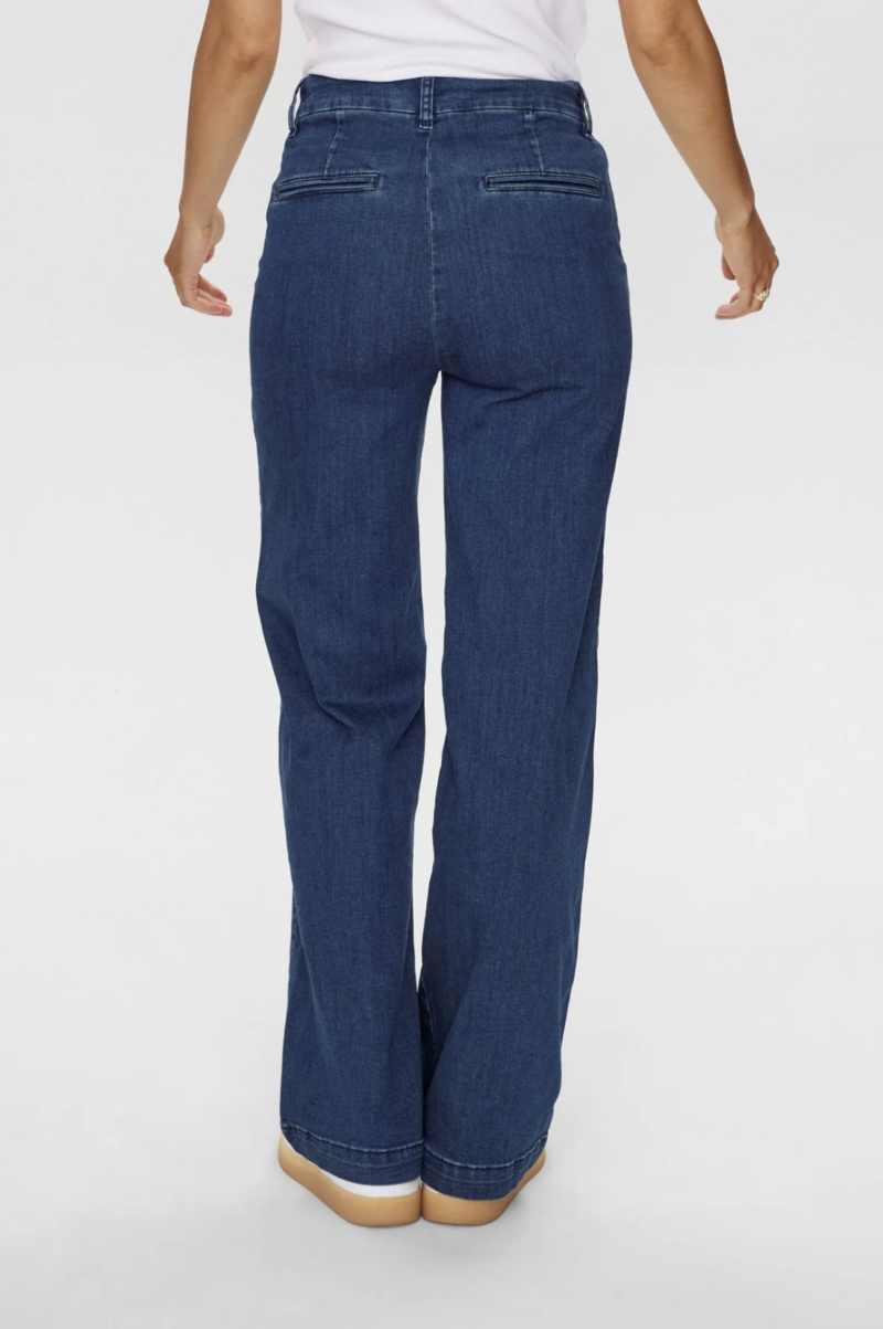 Numph Nuamber pants mid blue