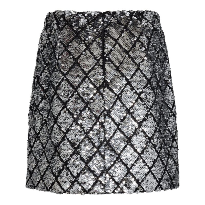 Co Couture Cubic sequin skirt