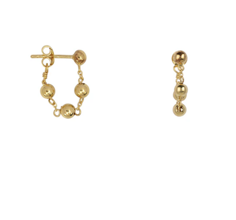 Betty Bogaers Ball chain studs