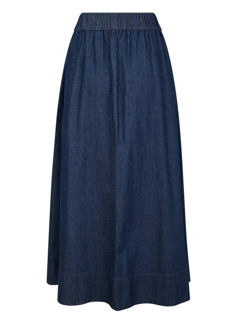 Neo Noir Yara denim long skirt