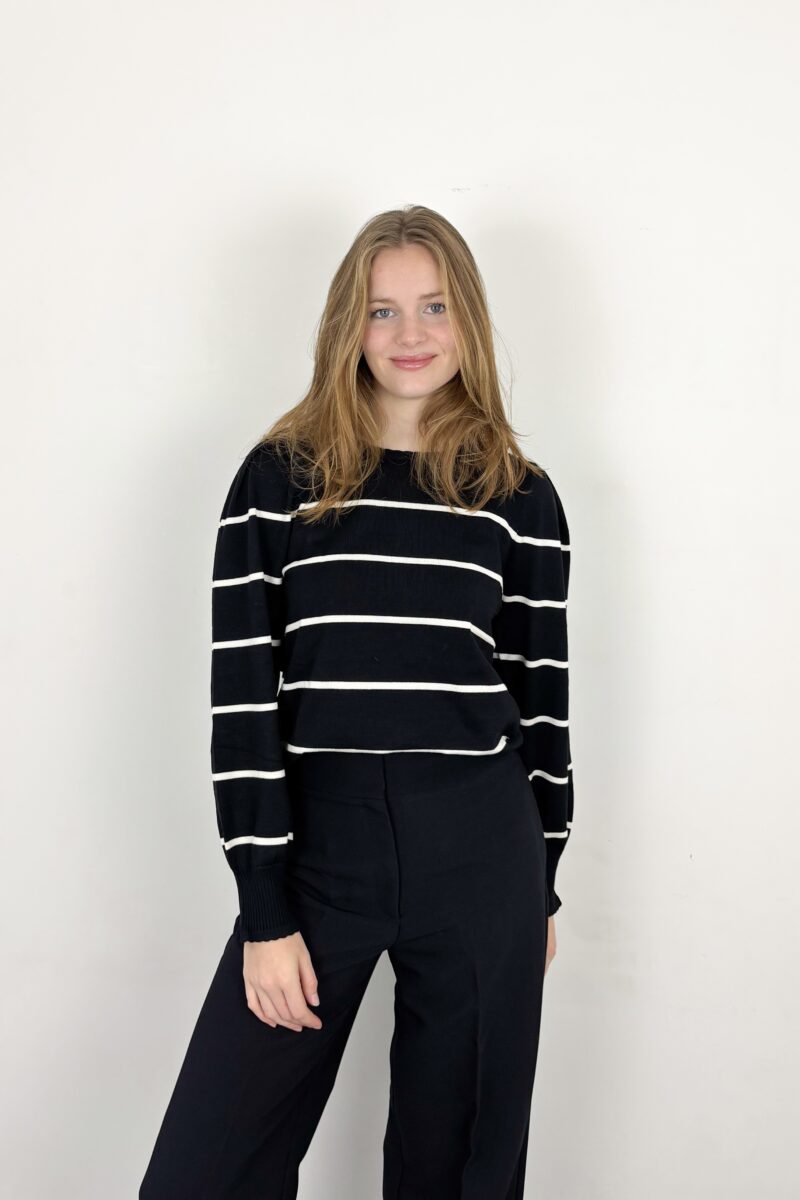 Soft Rebels Analia stripe knit