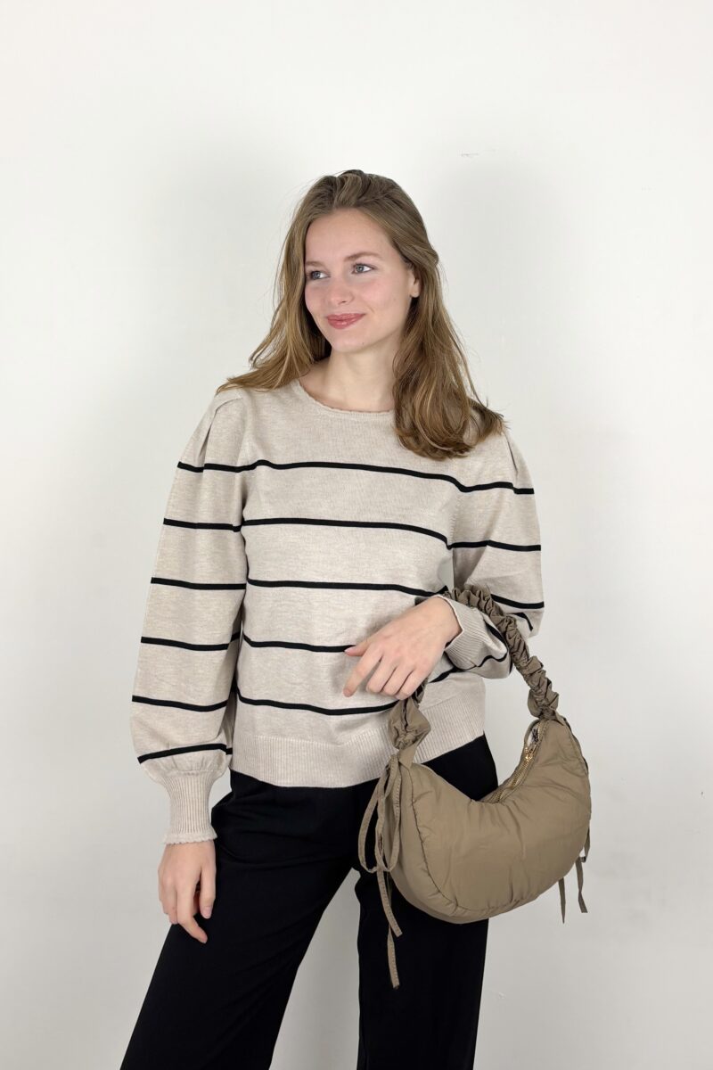 Soft Rebels Analia stripe knit