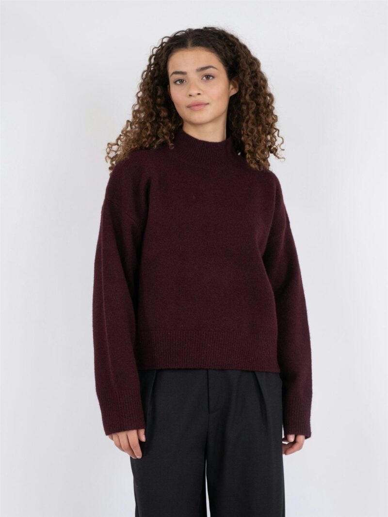 Neo Noir Paulina knit blouse