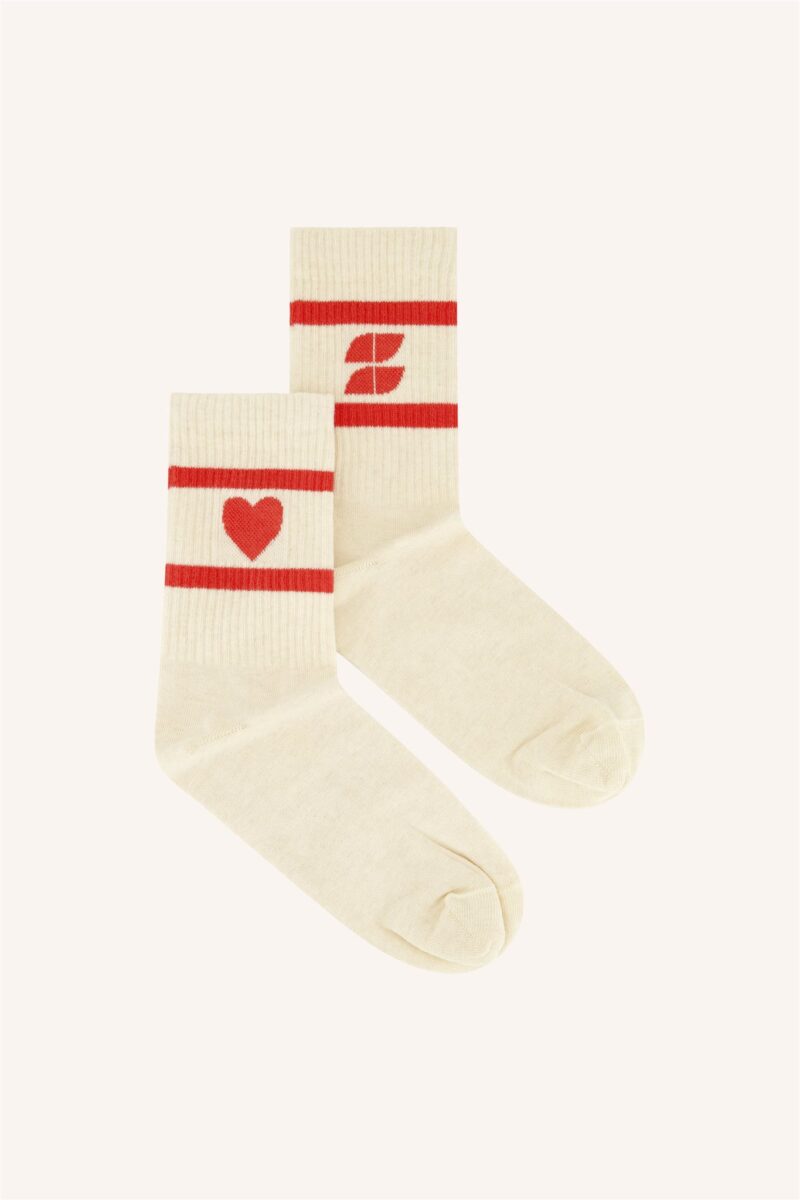 By-Bar Heart socks