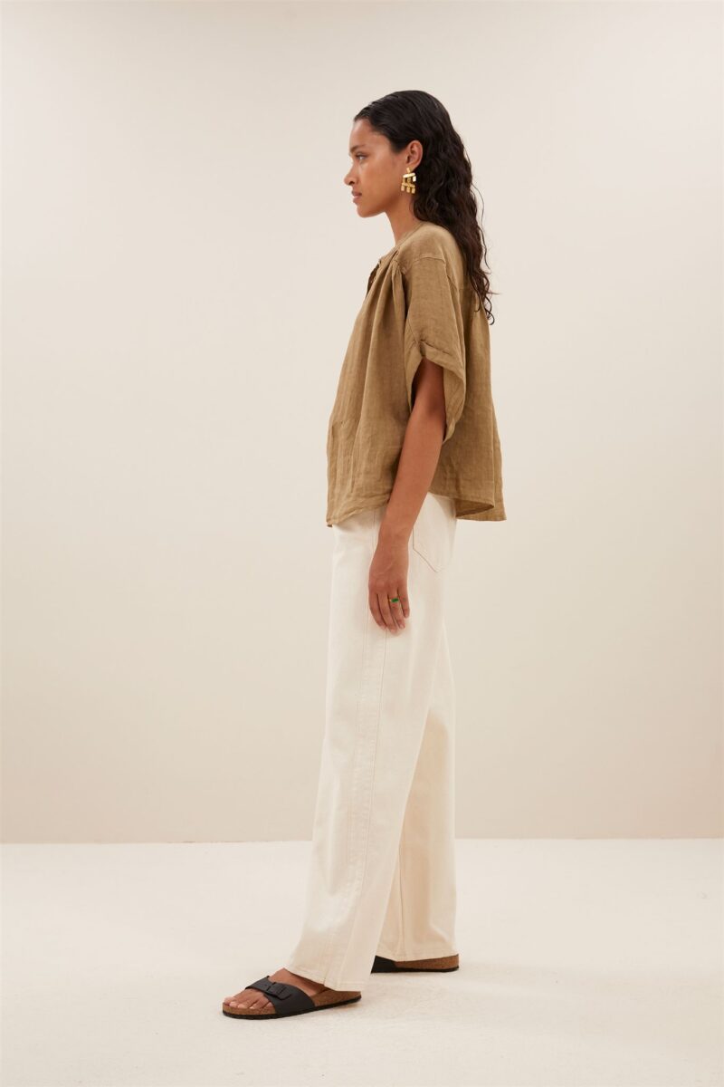 By-Bar Axel linen blouse