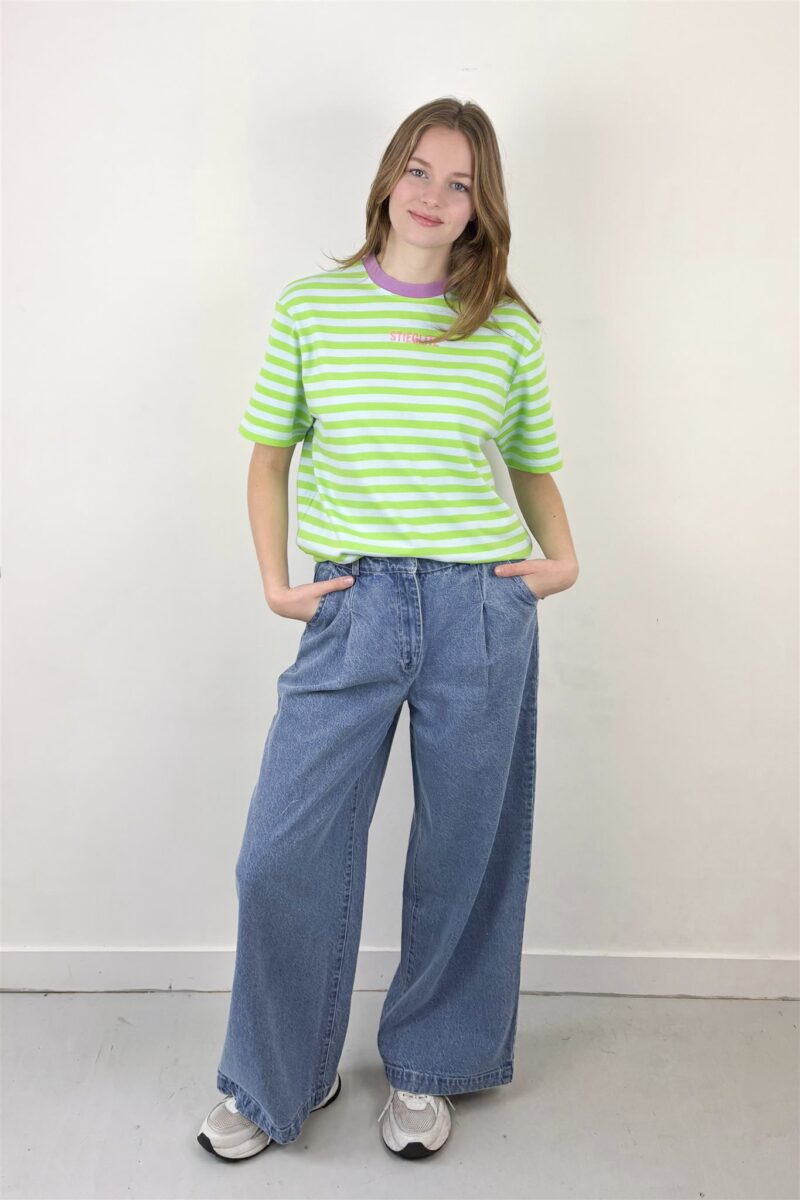 Stieglitz Lacy stripe shirt