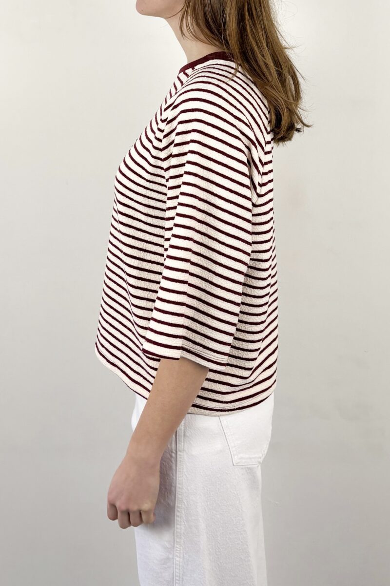 Co'Couture Erin stripe tee