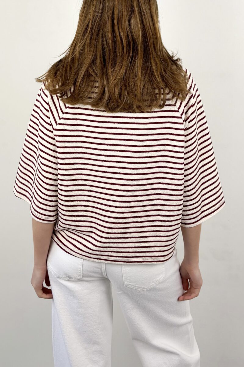 Co'Couture Erin stripe tee