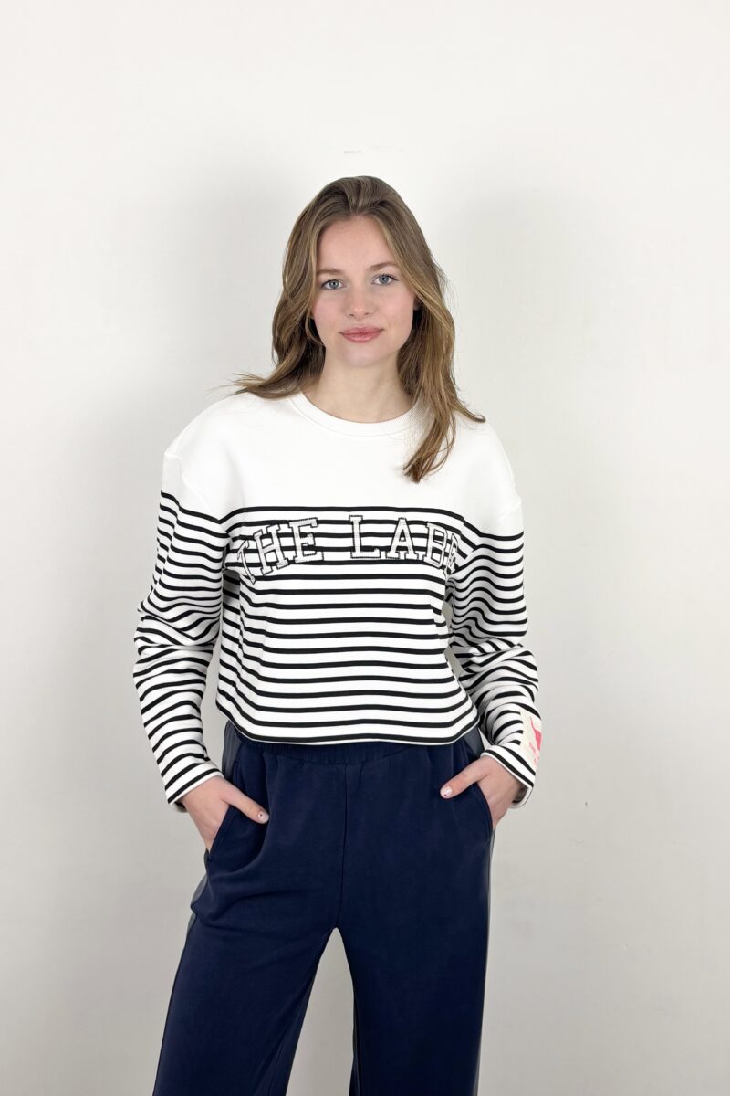 Alix knitted stripe sweater