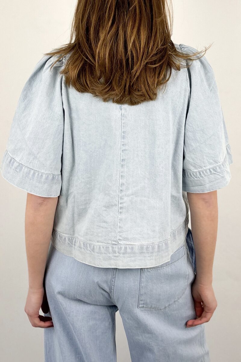 By-Bar Olivia denim blouse