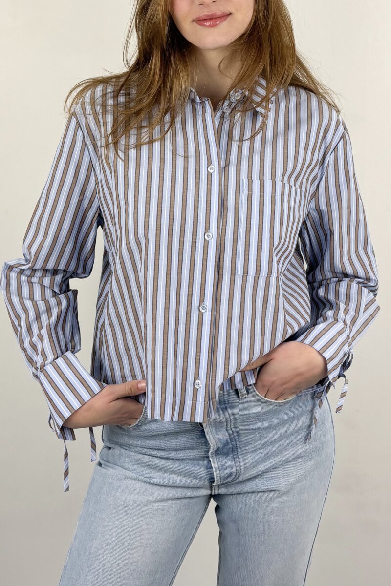 Modstrom Meyrick stripe shirt