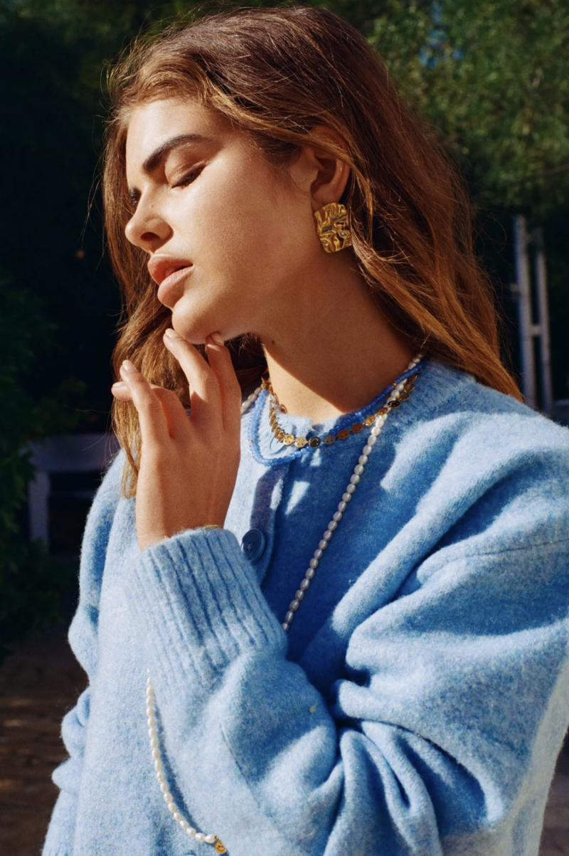 Bonnie Smiley gold necklace