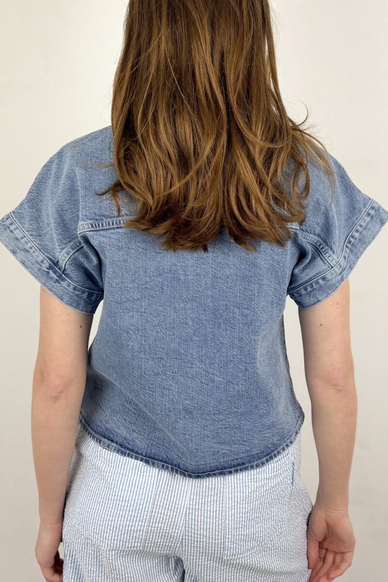 Msch Elida ada ss denim shirt