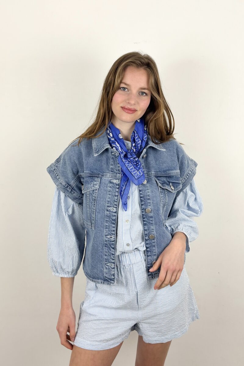 Msch Elida ada ss denim shirt
