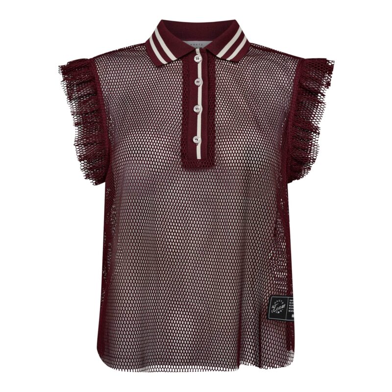 Haute Lamitie Net frill polo