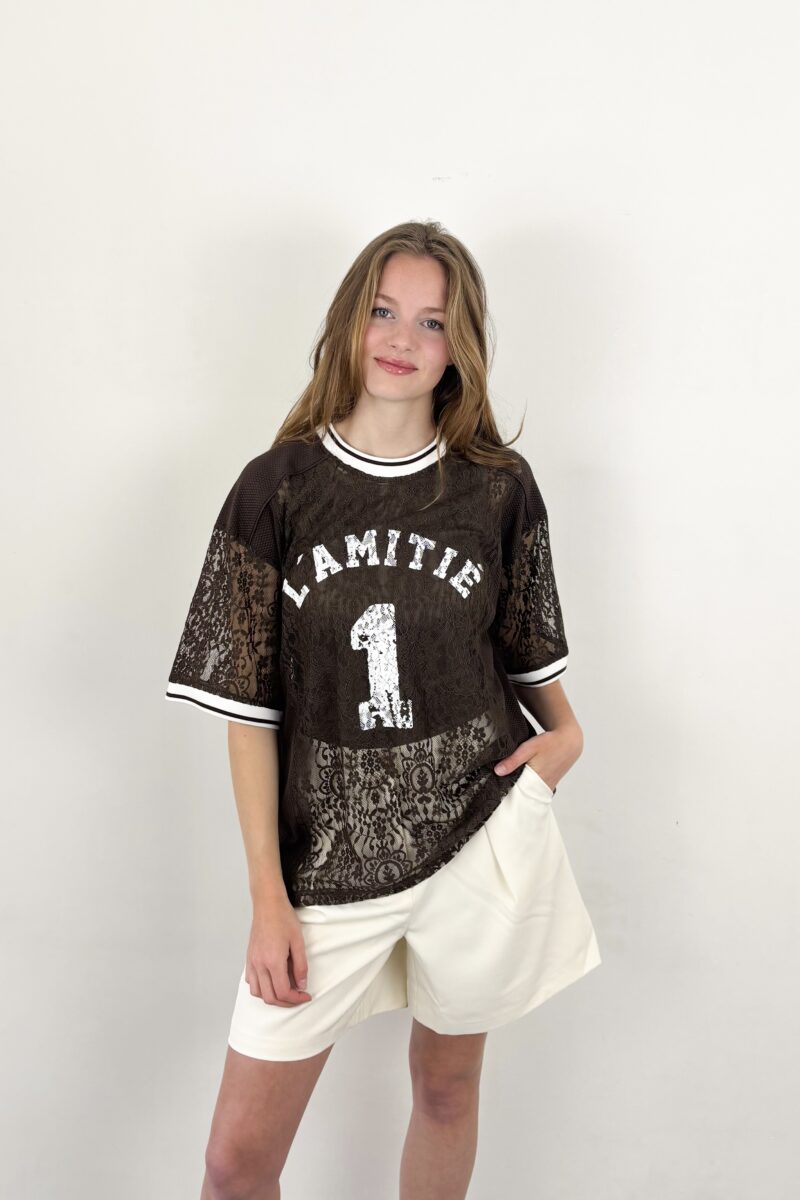 Haute Lamitie Lace footbal tee