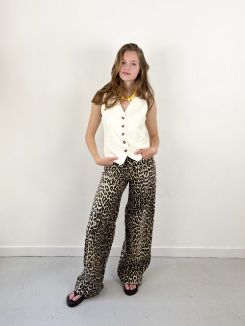 Co Couture Leo denim long pant