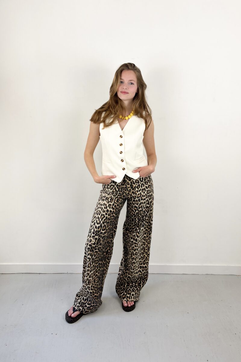 Co Couture Leo denim long pant