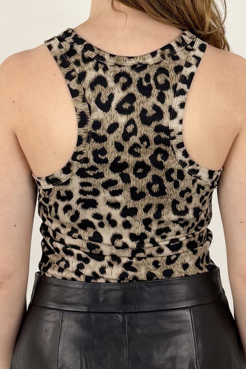 Haute Lamitie Leo rib tank top