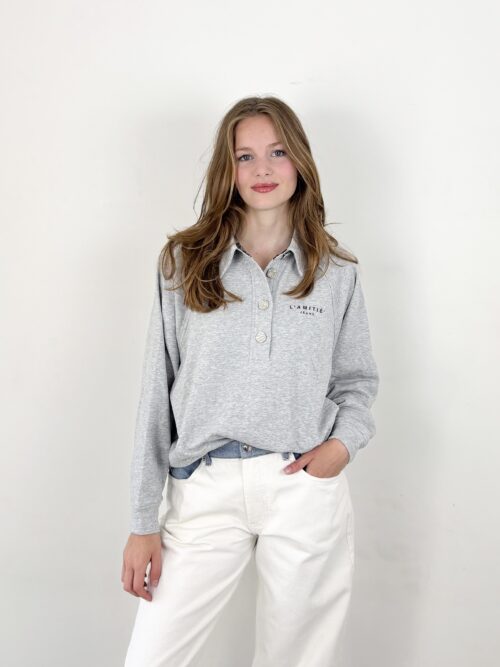 Haute Lamitie Polo logo sweat