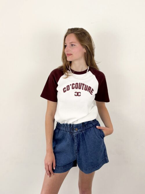 Co'Couture Edge block tee